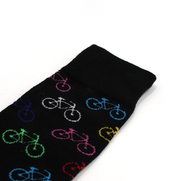 Crew Socks -Bicycles - Multi-color - NWT - Picture 2 of 4